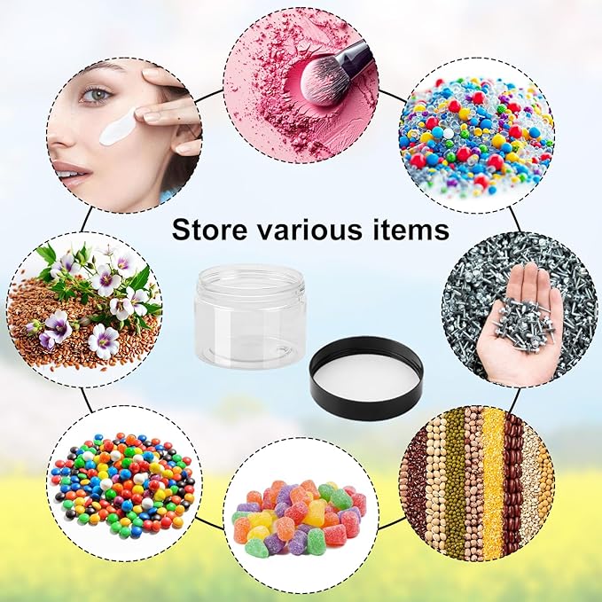 80 Packs 4 OZ Transparent Plastic Jars - Image 6