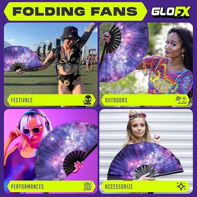 GloFX Folding Fan - Image 3