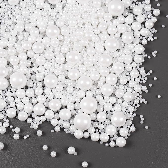 Edible Pearls for Cake Decorating, and Chocolate, and Easter.120g by Milovin