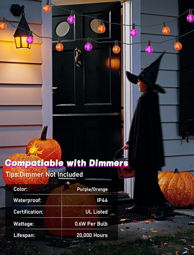 25ft Halloween String Lights Outdoor - Image 6
