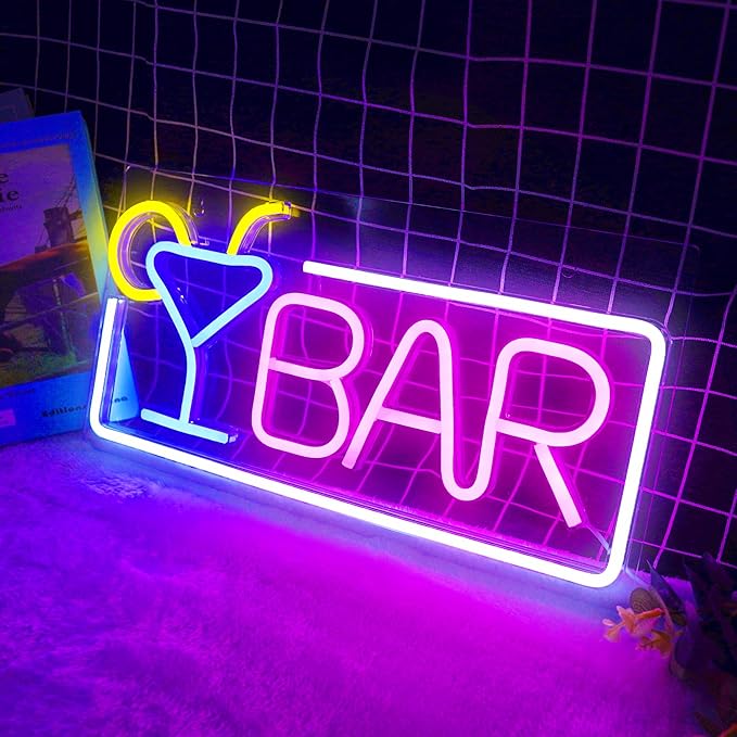 YSMNDE Bar Neon Sign, Bar Signs - Image 2