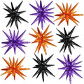 Black Purple Orange Star Balloons by Adorely