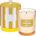 M&SENSE Lemon Scented Candle, Classic Size 8.8 oz Glitter Jar, Holiday Gifts by MSENSE