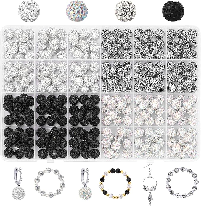 Novani 288pcs 10mm Round Rhinestone Beads by novani
