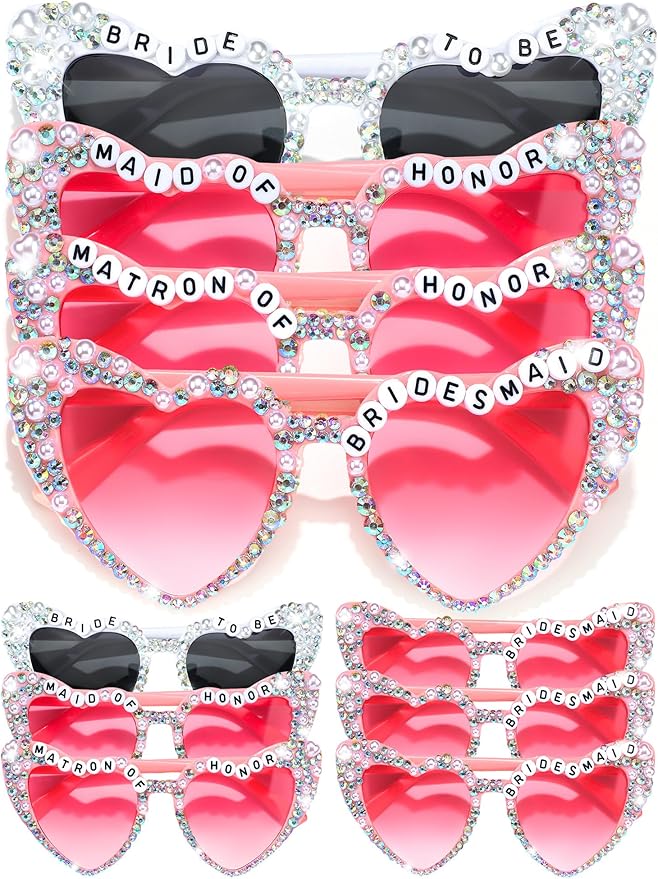 6 Pcs Bride Sunglasses Bachelorette Sunglasses Party Favors by Mootycapa