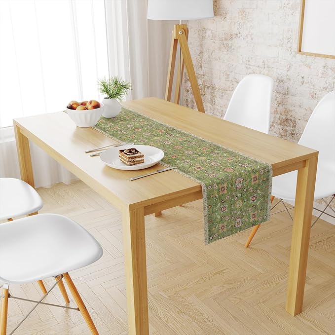 Snycler Table Runner Boho Table Runners Vintage Elegant Farmhouse Table Center - Image 2
