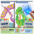 Lifelines FlowArt Activity Pad, UV Art 2-Pack by LifeLines