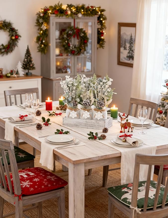 Winter Centerpieces for Tables, Table Decor - Image 7