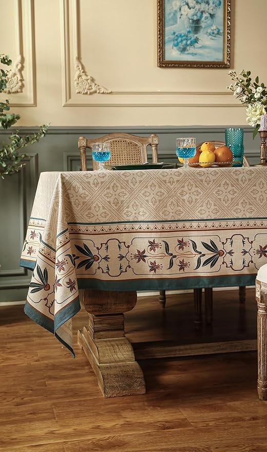 patdrea Designer French Rectangular Tablecloth, Decor Tables Covers - Image 7