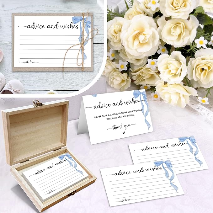 Advice and Wishes Cards Box, Well Wishes Box - Image 3