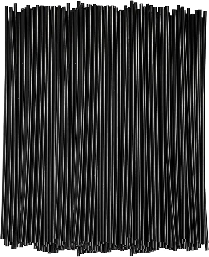 Comfy Package Black Coffee Drink Stirrers & Cocktail Straws by ComfyPackage