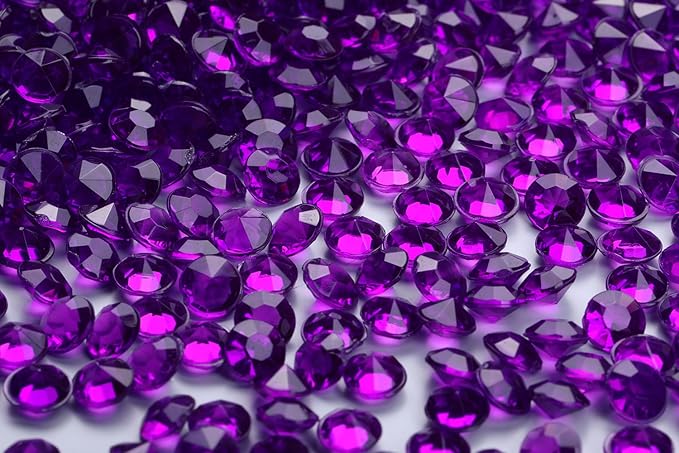 5000 pcs/Pack Wedding Table Scatter Confetti Crystals Acrylic Diamonds 6 mm by Angzhia
