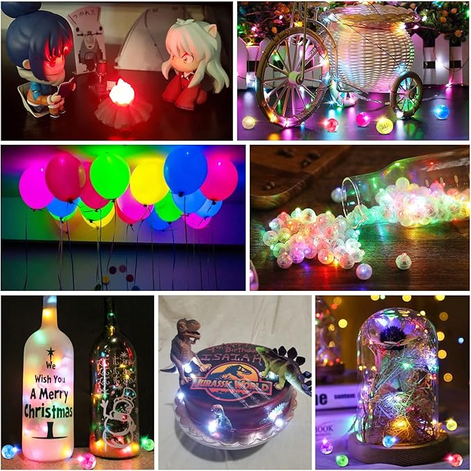 200PCs Balloon Lights, Long Standby Time Mini Ball Light, Mini Led Lights - Image 6