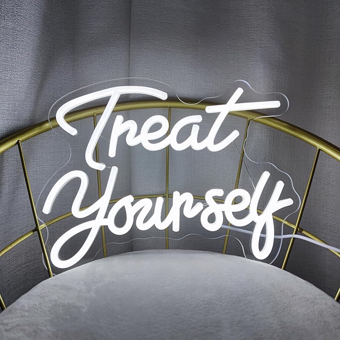 Treat Yourself Neon Sign Treat Yourself Sign - Image 2