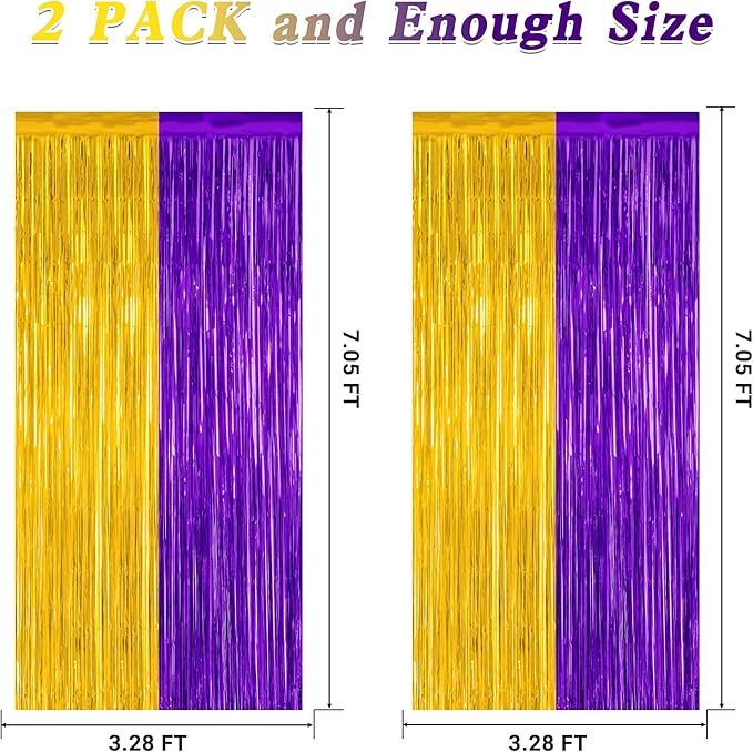 2 Pack Graduation Backdrop, 3.28 FT x 7.05 FT Grad Party Decorations 2025 - Image 2
