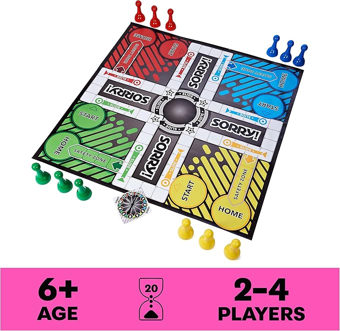 Giant SORRY! Classic Family Board Game Indoor Outdoor Retro Party Activity - Image 2