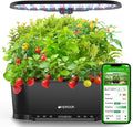 Hydroponics Growing System Kit APP Controlled, 15 Pods Indoor Herb Garden by hdroor