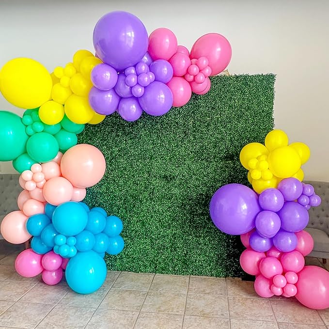 90pack Purple Balloons Different Size 18/12/10/5 Inch Purple Balloon Garland - Image 8