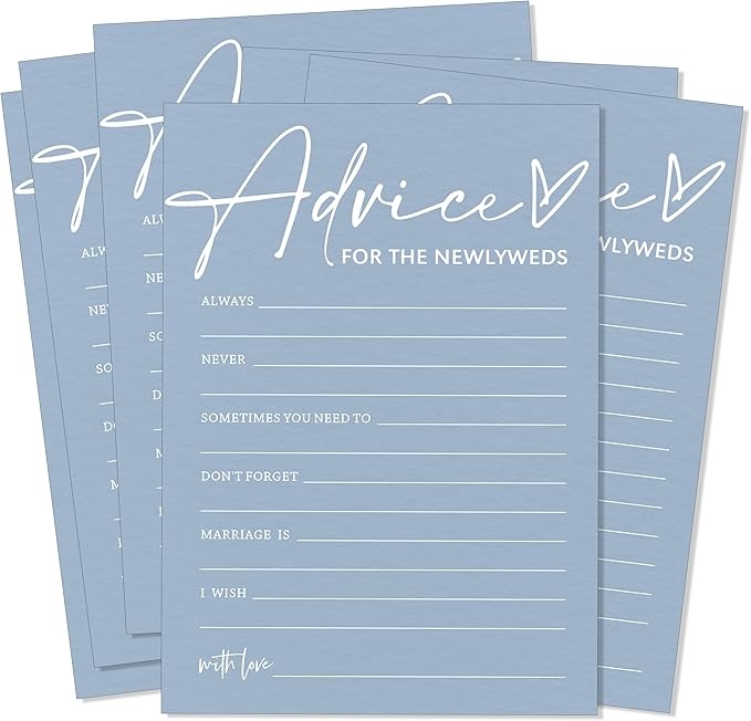Wedding Advice Cards by Unknown
