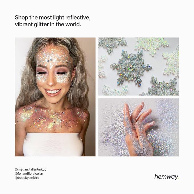 Hemway Eco Friendly Biodegradable Glitter 100g / 3.5oz Bio Cosmetic Safe - Image 6