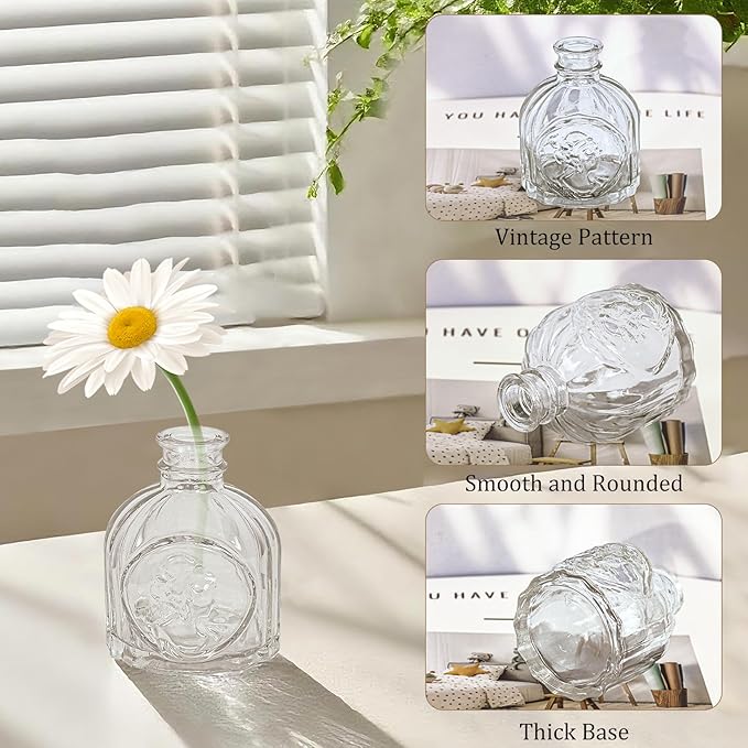 40Pcs Glass Bud Vase Set, Small Flower Vase - Image 3