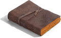 Handmade Leather Journal | Writing Notebook Diary | Bound Daily Notepad by KomalC