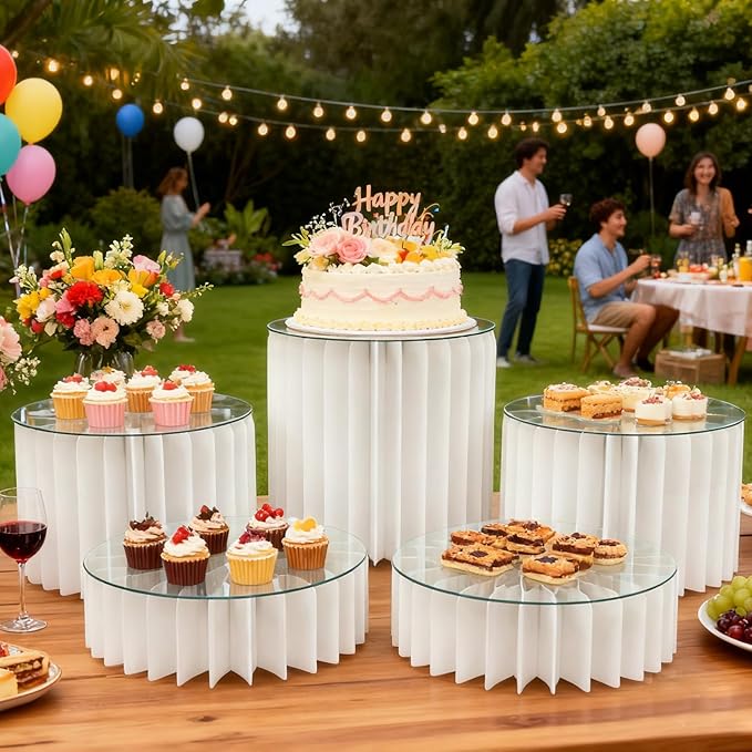 5 Pcs Buffet Risers Food Display Risers - Image 7
