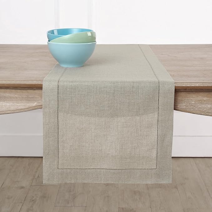Solino Home Linen Natural Table Runner 60 Inches by SolinoHome