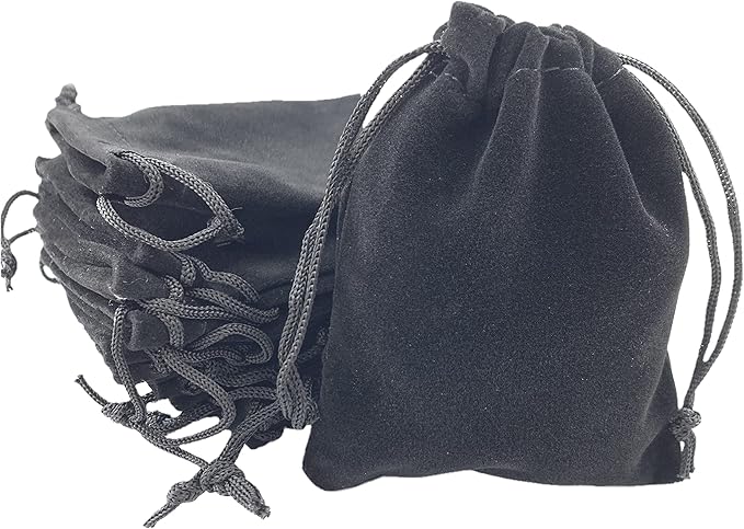 Palmhomee Pack of 48 3x4 Inch Velvet Drawstring Bags Gift Bag Velvet Pouch by Palmhomee