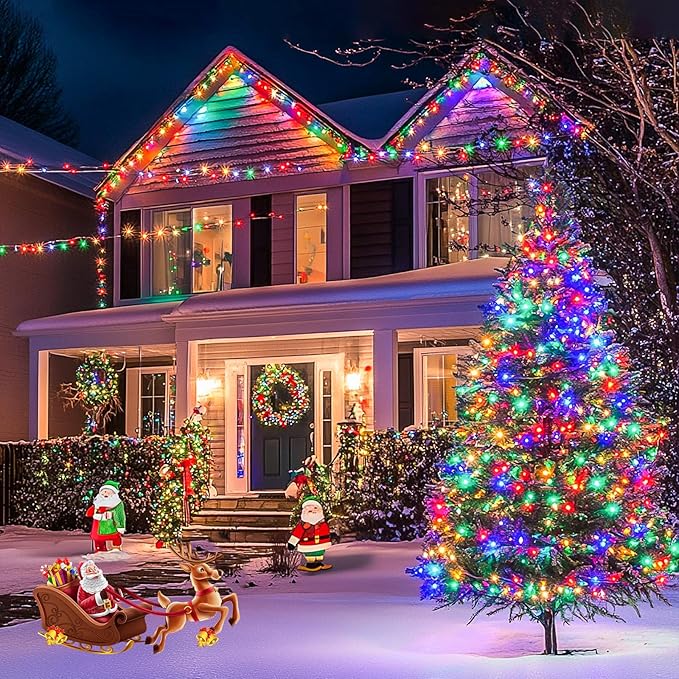 JMEXSUSS 168FT 600 LED Christmas Decor Lights - Image 2