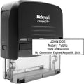 Notary Stamp for State of Wisconsin- Self Inking Stamp, Customize Online by Maxmark