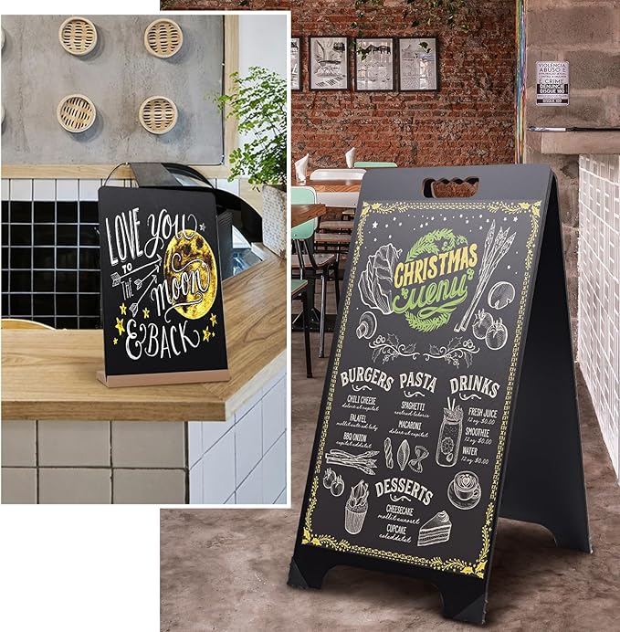 16x32 Double-Sided A-Frame Chalkboard Sign - Image 5