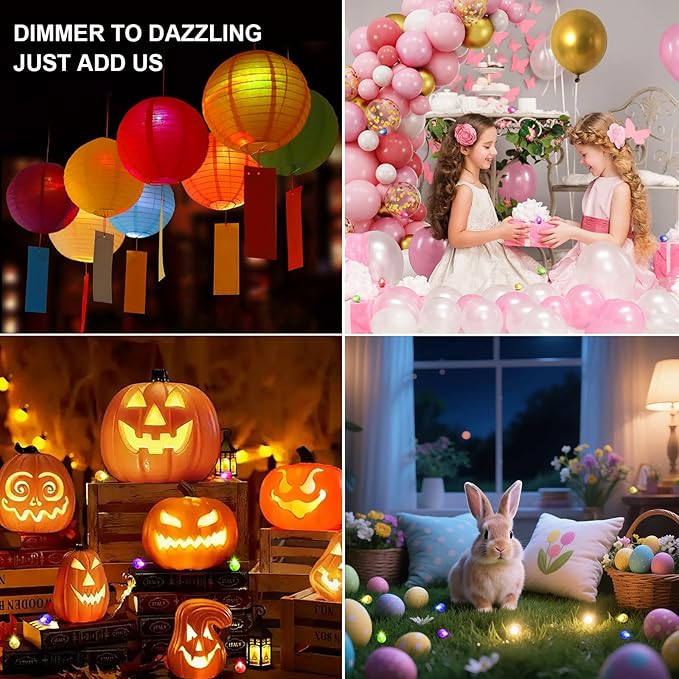 Aogist 100Pcs Pink Balloon Lights - Image 6