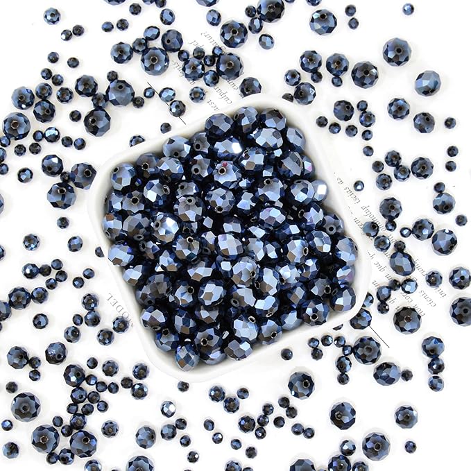 1200Pcs 4mm Crystal Glass Beads - Image 3