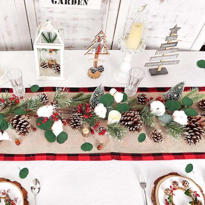 300+ Pcs Dried Real Eucalyptus Leaves, Rustic Boho Wedding Table Decor - Image 4