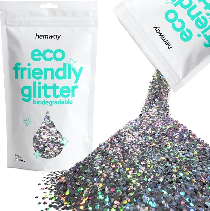 Hemway Eco Friendly Biodegradable Glitter 100g / 3.5oz Bio Cosmetic Safe by Hemway