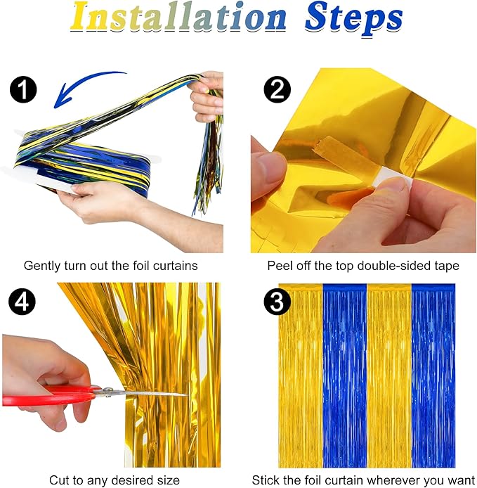 2 Pack Graduation Backdrop, 3.28 FT x 7.05 FT Class of 2025 Decorations - Image 3