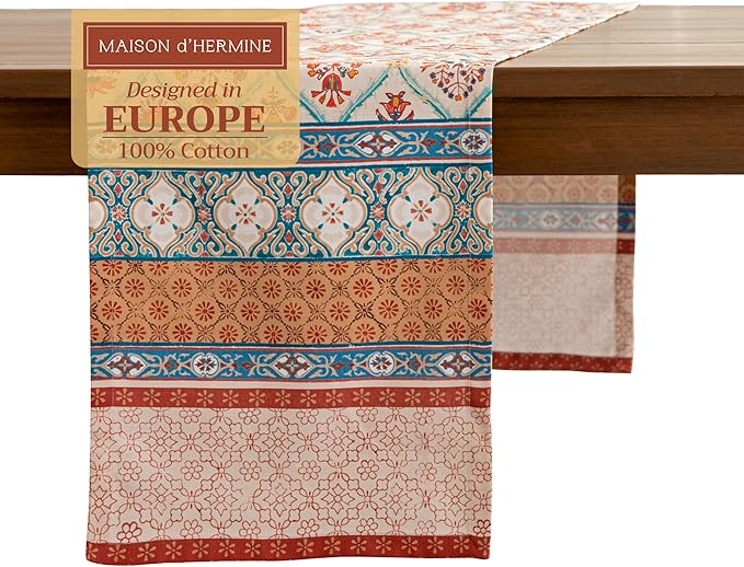 Maison d' Hermine Table Runner 100% Cotton Single Layer Table Runners 72 inches by MaisondHermine