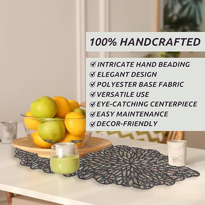 Premium Beaded Table Runner - Image 5
