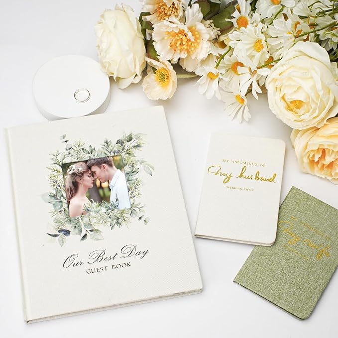 Vienrose Wedding Guest Book Set - Image 7