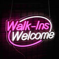 Walk-Ins Welcome Neon Sign, Neon Sign by Noasktt
