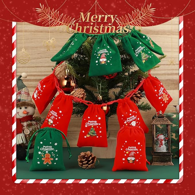 Tapleap Christmas Bags with Drawstring - Image 7