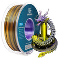 Geeetech Silk PLA Tri Color Filament 1.75mm 3D Printer Filament, Coextrusion by GEEETECH