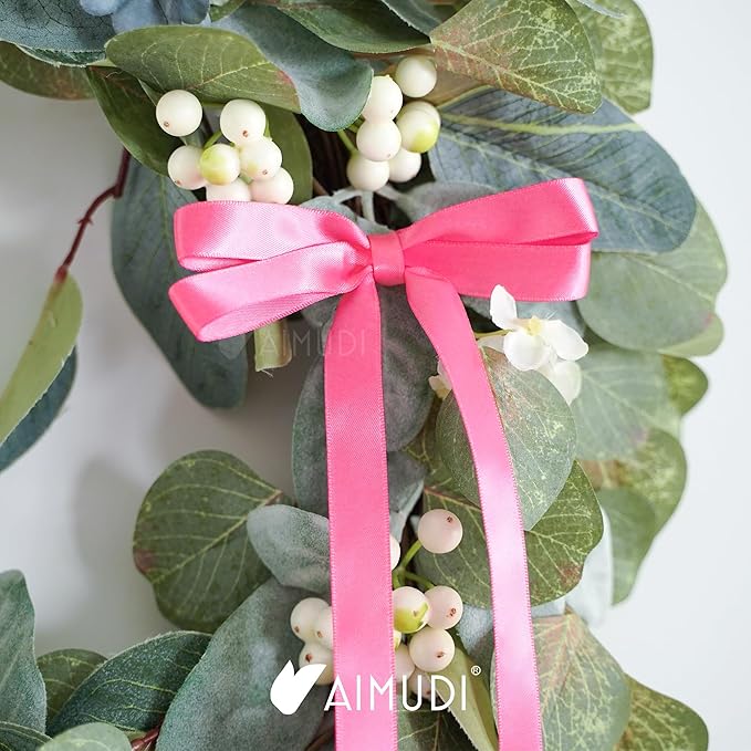 AIMUDI Hot Pink Bows 5 × 10" Satin Bows - Image 8