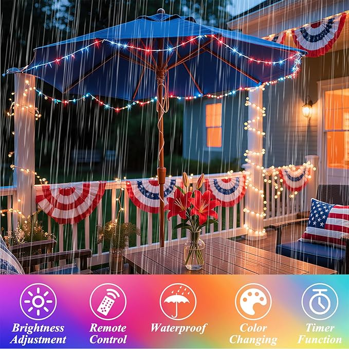 300 LED Fairy Lights Color Changing, 98 FT 35 Colors String Lights - Image 6