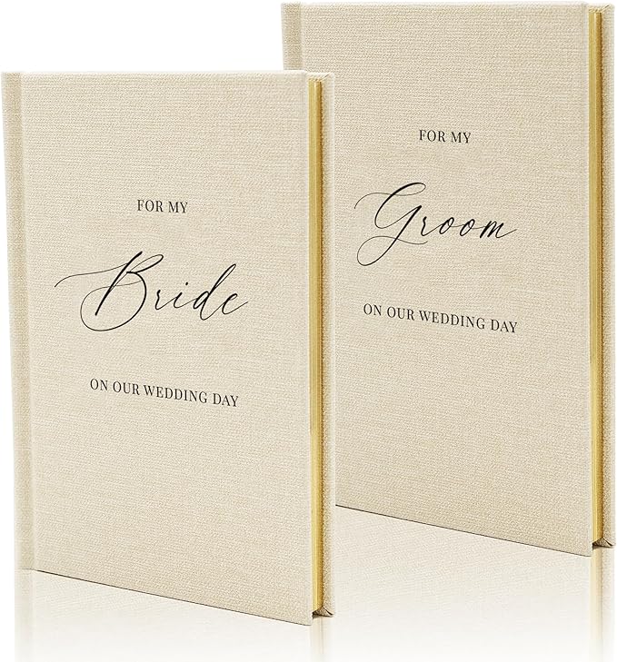 For my Groom/Bride Hard Cover Vow Books by ModernAlbumDesigns