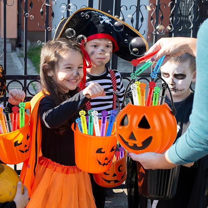 SpringFlower 400 PCS Halloween Mini Bubble Wands, Halloween Party Favors - Image 4