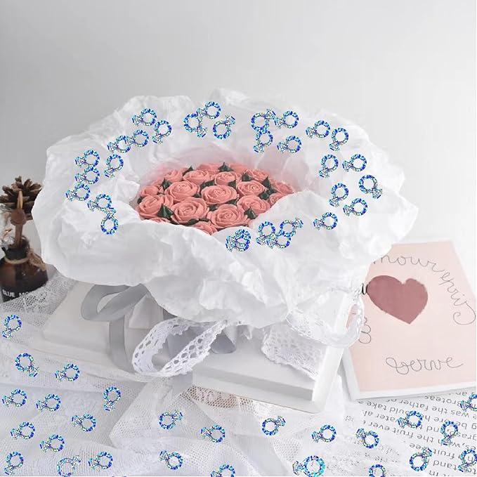Confetti Ring Sequins Table Confetti Metallic Foil Sprinkles or DIY Birthday - Image 4