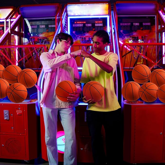 12 Pcs Mini Rubber Basketballs - Image 7