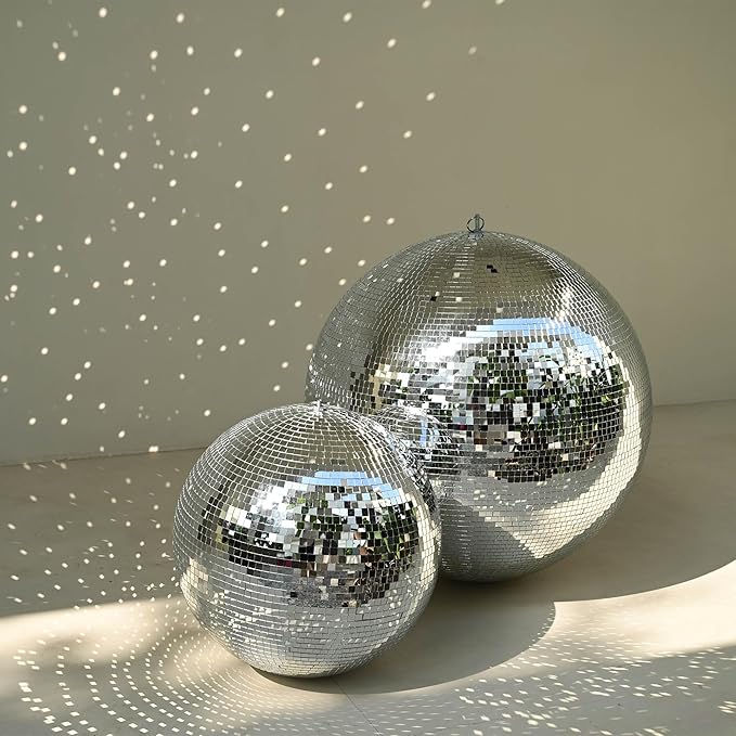 Yescom 16" Large Disco Ball Mirror Big Hanging Glass Decoration - Image 3